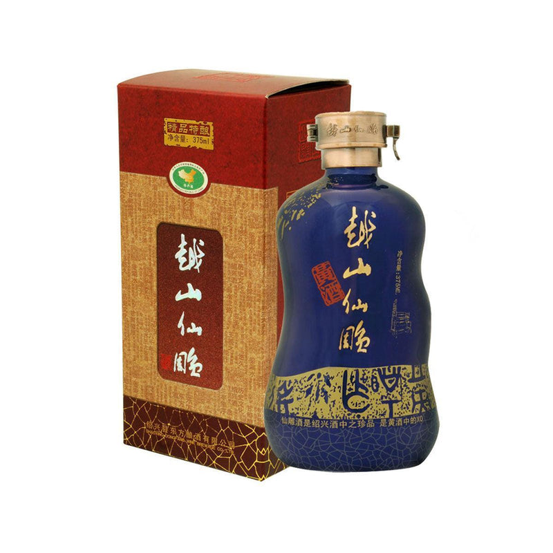 越山仙雕 二十五年花雕(高貴藍瓶) (375mL)