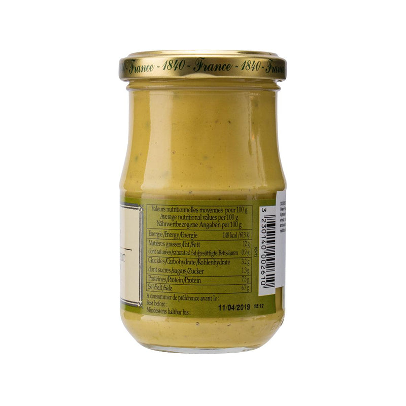 EDMOND FALLOT Green Peppercorn Mustard  (210g)