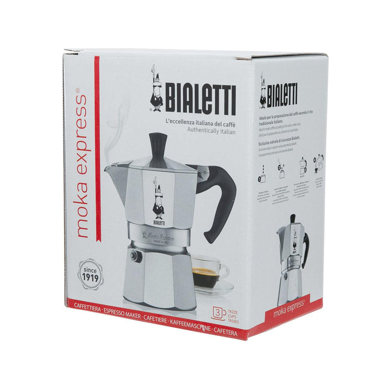 BIALETTI 3 Cup Aluminum Coffee Maker Moka