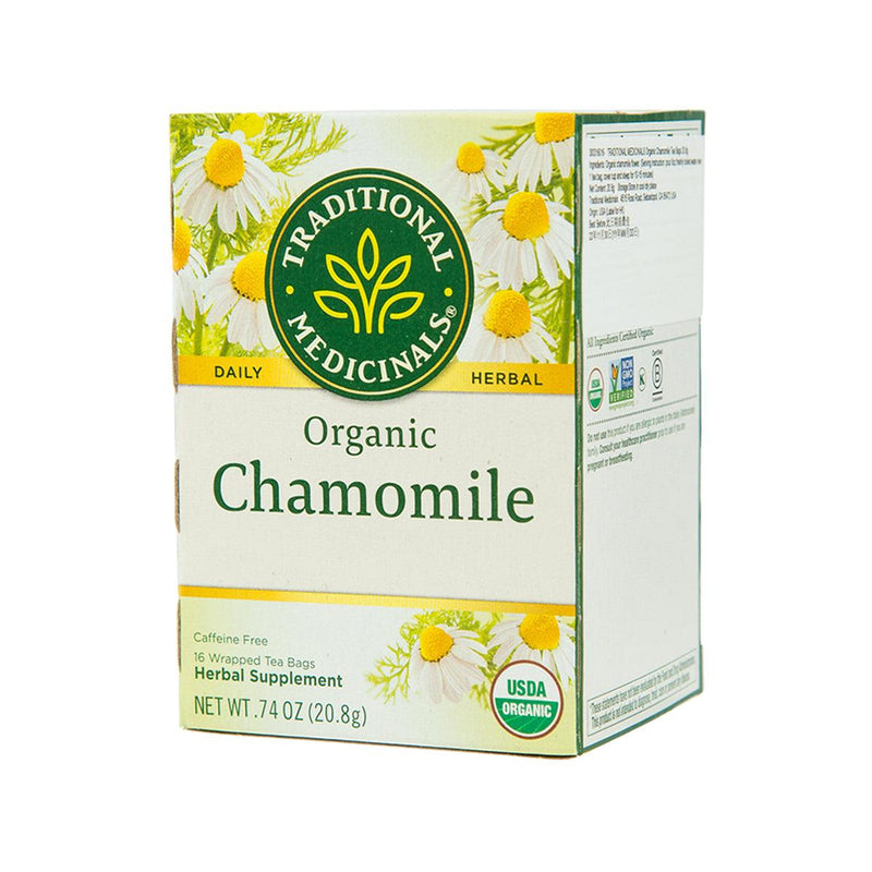 TRADITIONAL MEDICINALS Organic Chamomile Tea Bags  (20.8g) - city&