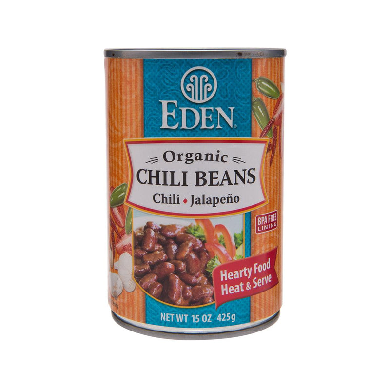 EDEN Organic Chili Beans with Chili & Jalapeno  (425g)