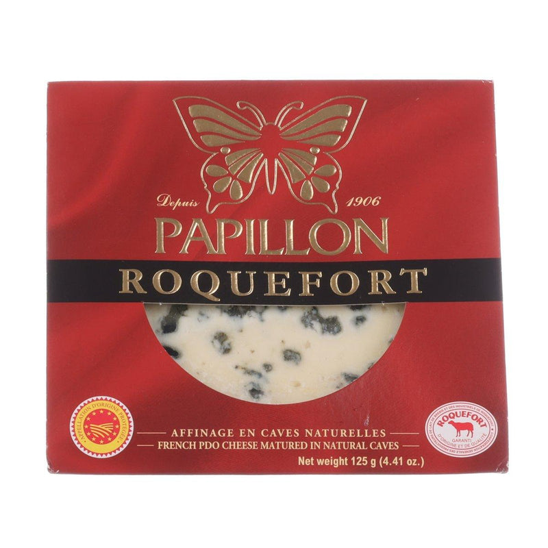 PAPILLON Roquefort Blue-Veined Cheese from Raw Ewe&