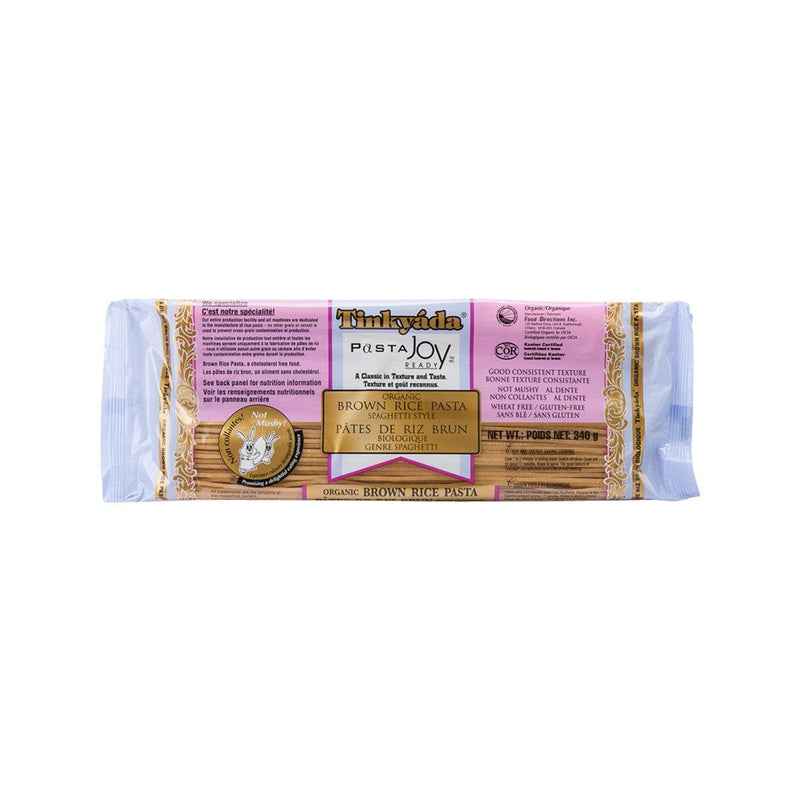 TINKYADA Organic Brown Rice Pasta - Spaghetti Style  (340g) - city&