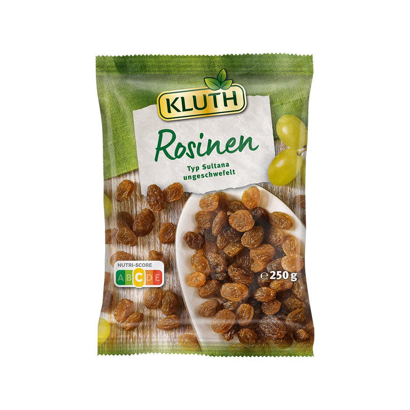 KLUTH Raw Sultanas, Light, Unsulphured  (250g)