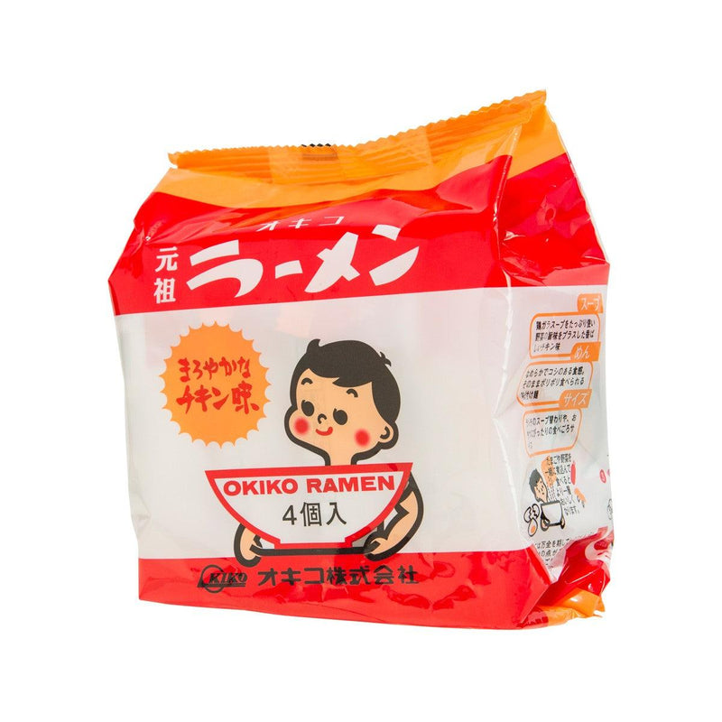 OKIKO Instant Ramen Noodle - Chicken Flavor  (4 x 28g)