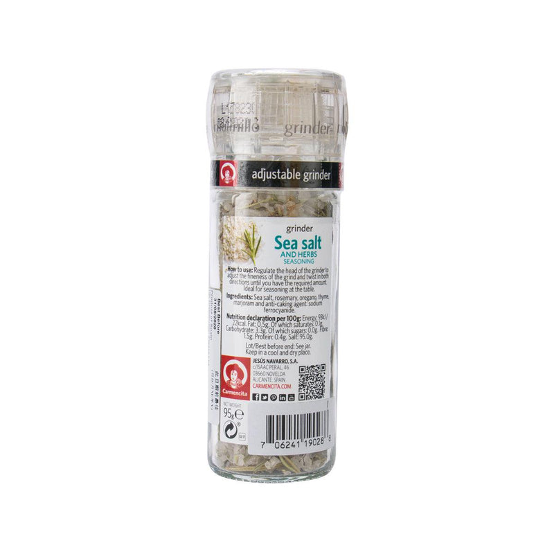CARMENCITA Sea Salt with Herbs - Grinder  (95g)