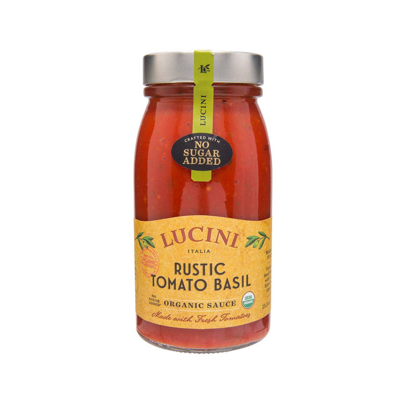 LUCINI Organic Rustic Tomato Basil Sauce  (680g)