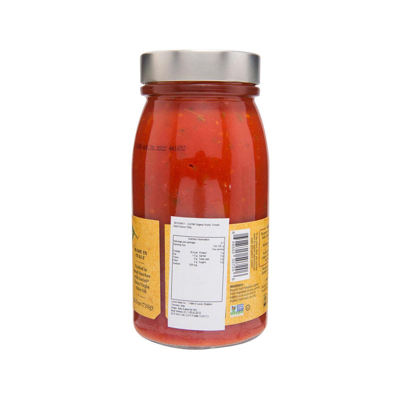 LUCINI Organic Rustic Tomato Basil Sauce  (680g)