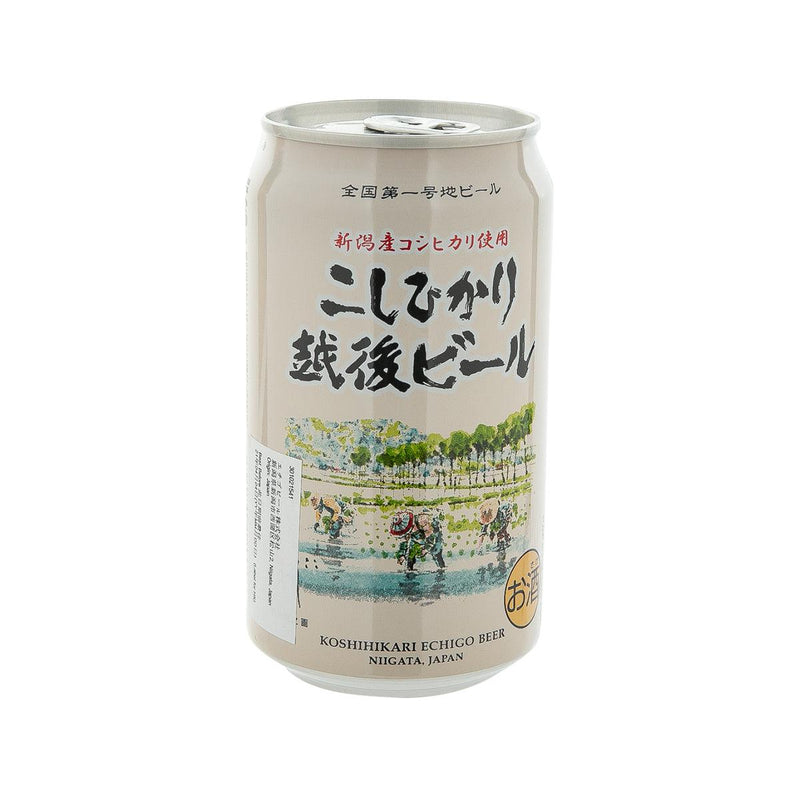 越後啤酒 越光大米 越後啤酒 (酒精濃度5%)  (350mL)