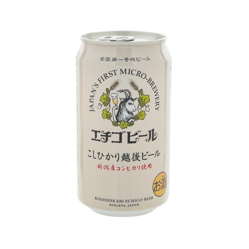 越後啤酒 越光大米 越後啤酒 (酒精濃度5%)  (350mL)