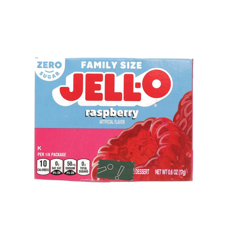 JELL-O 無糖覆盆子味果凍粉 (17g)