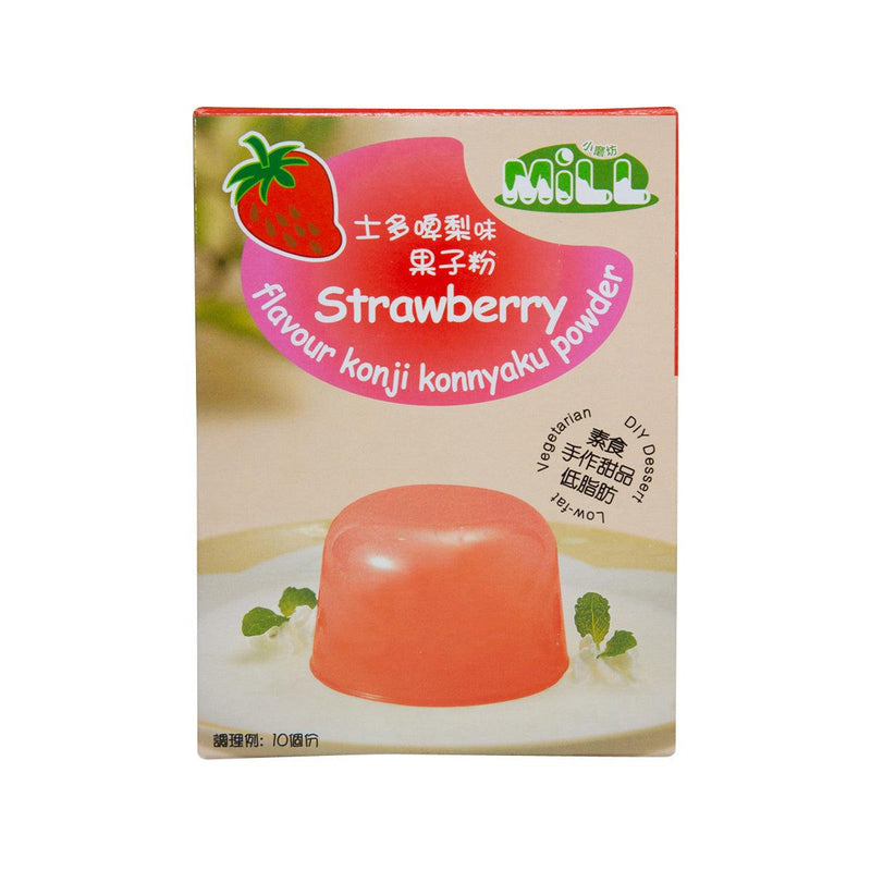 MILL Strawberry Flavor Konji Konnyaku Powder  (100g)