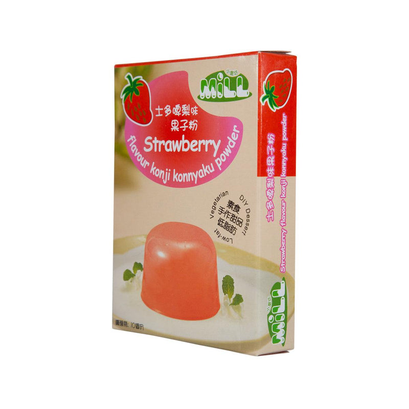 MILL Strawberry Flavor Konji Konnyaku Powder  (100g)