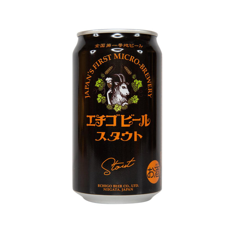 ECHIGO BEER Stout Beer (Alc 7%)  (350mL)