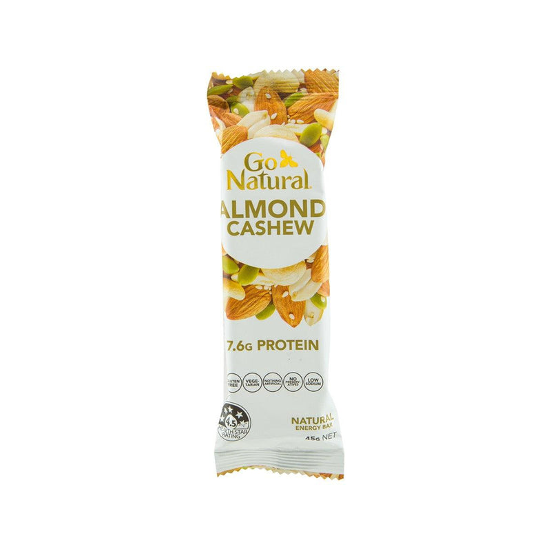 GO NATURAL Gluten Free Almond & Cashew Bar  (45g)