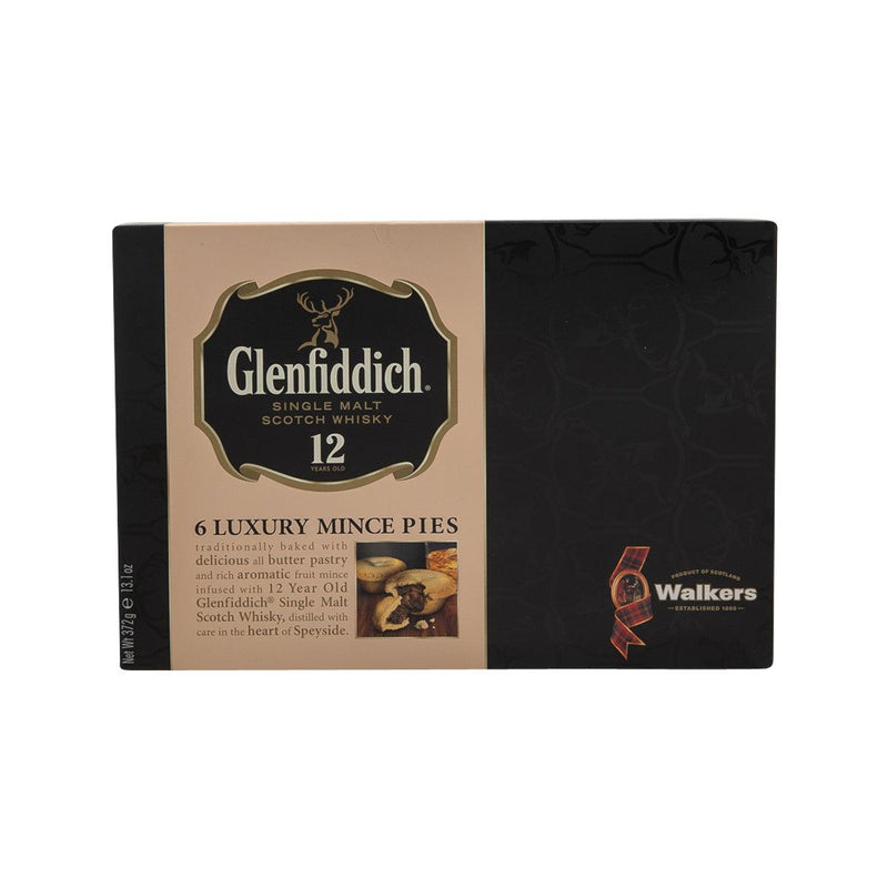 WALKERS Glenfiddich Luxury Fruit Mince Tarts  (372g) - city&