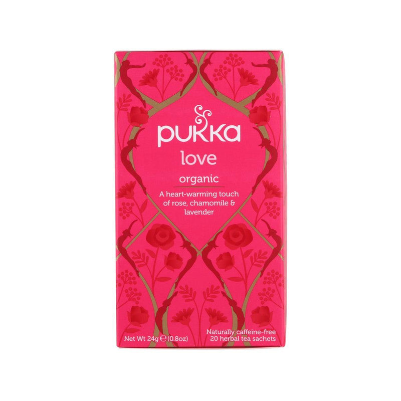 PUKKA Love - Organic Rose, Chamomile & Lavender Flower Tea Bags  (24g)