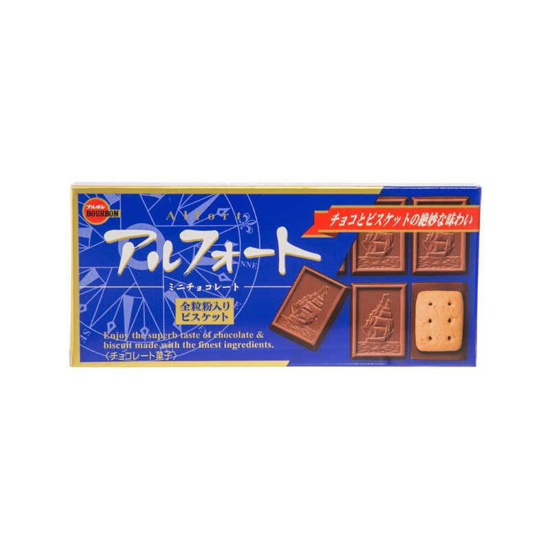 BOURBON Alfort Mini Chocolate Biscuit  (59g, 12pcs)