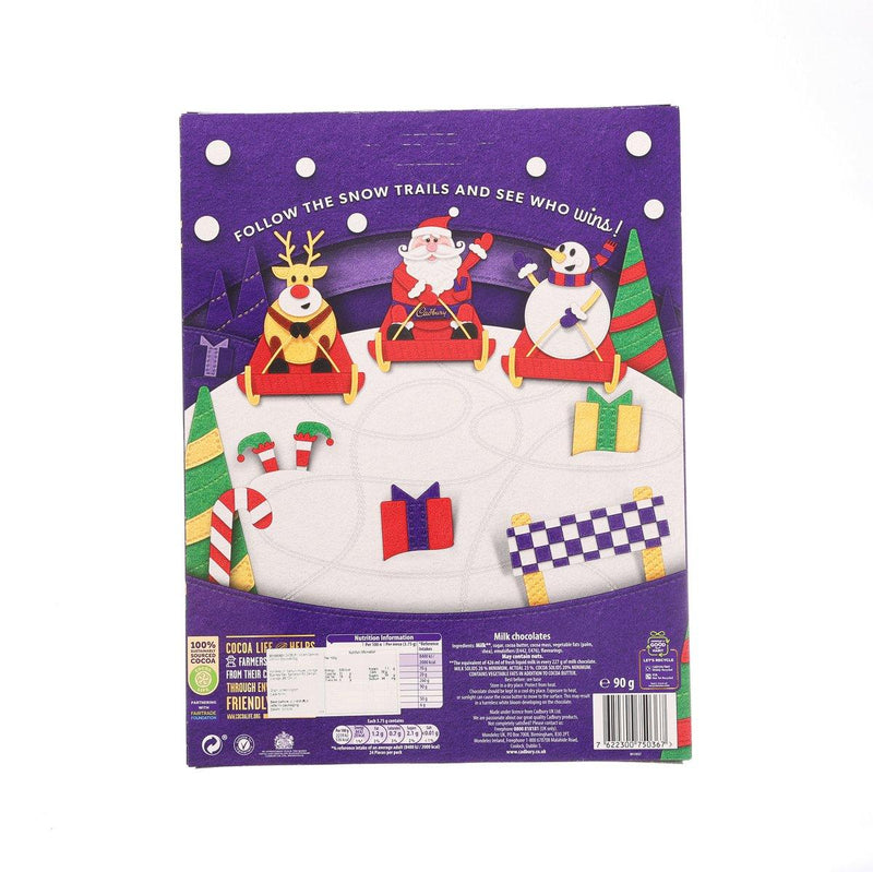 CADBURY Advent Calendar with Milk Chocolate  (90g)