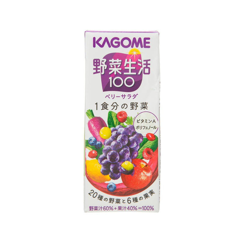 KAGOME 野菜生活100 Berry Salad 蔬菜水果汁 (200mL)