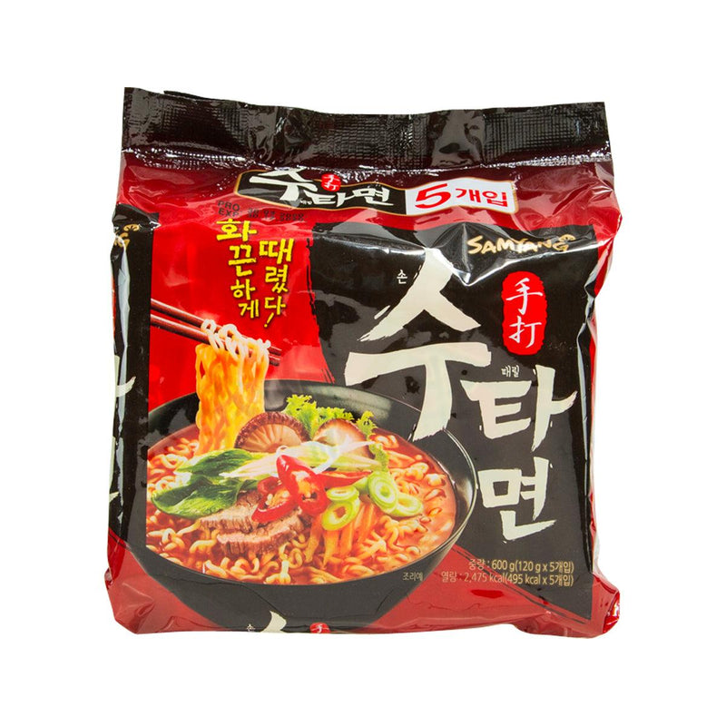 SAMYANG Sutah Ramen - Rich Hot Flavor  (5 x 120g)