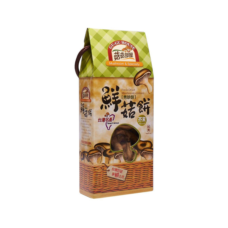 GU-GU HOUSE Fresh Dried Oyster Mushroom Snack - Mustard Flavor  (65.5g)