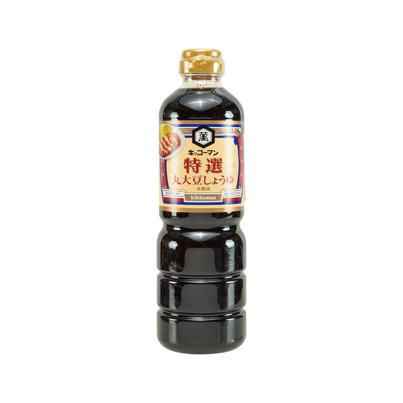 KIKKOMAN Premium Whole Soybeans Soy Sauce  (750mL)