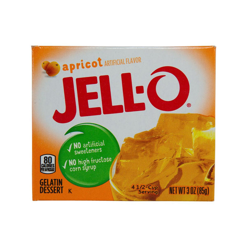 JELL-O Gelatin Dessert Mix - Apricot Flavor  (85g)