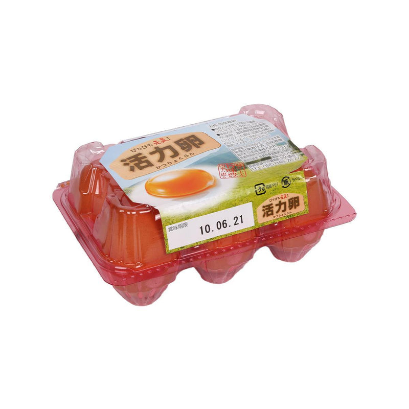 NAGASAKI UNZEN Katsuryo Brown Eggs  (6pcs)