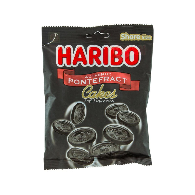 HARIBO Pontefract Cakes Soft Liquorice Flavor Sweets  (160g)