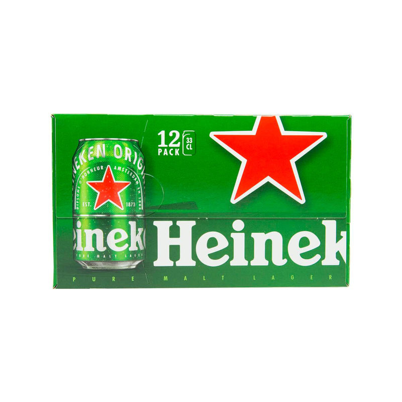 HEINEKEN Lager Beer (Alc 5%)  (12 x 330mL)