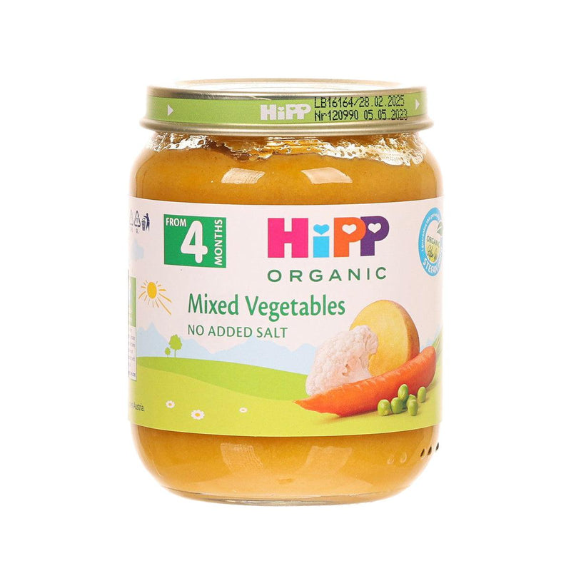 HIPP Organic Vegetable Preparation - Mixed Vegetables  (125g, 125g)