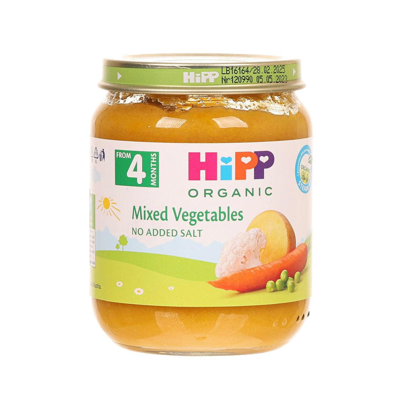 HIPP Organic Vegetable Preparation - Mixed Vegetables  (125g, 125g)