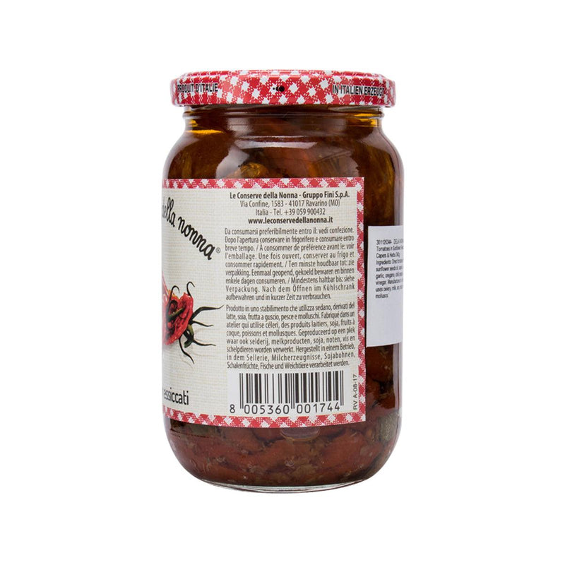 DELLA NONNA Dried Tomatoes in Sunflower Seeds Oil with Capers & Herbs  (340g)