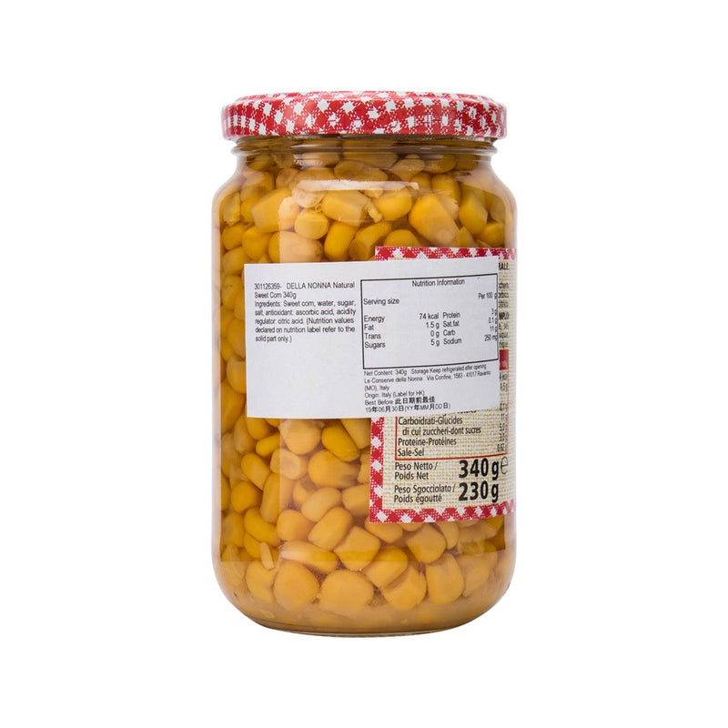 DELLA NONNA Natural Sweet Corn  (340g)