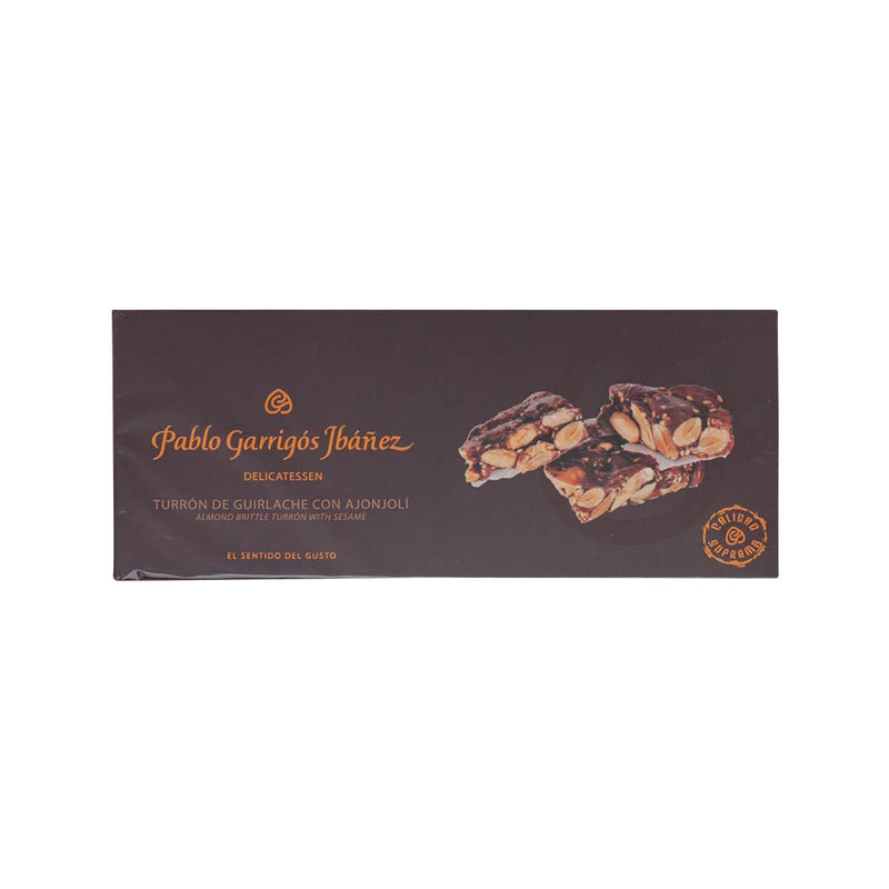 PABLO GARRIGOS IBANEZ Almond Brittle Turron Nougat with Sesame  (300g)