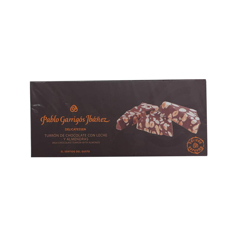 PABLO GARRIGOS IBANEZ Milk Chocolate Almonds Turron Nougat  (300g)