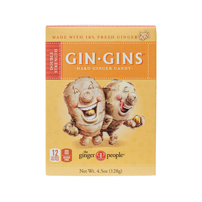 THE GINGER PEOPLE Gin-Gins Double Strength Hard Ginger Candy  (128g) - city'super E-Shop