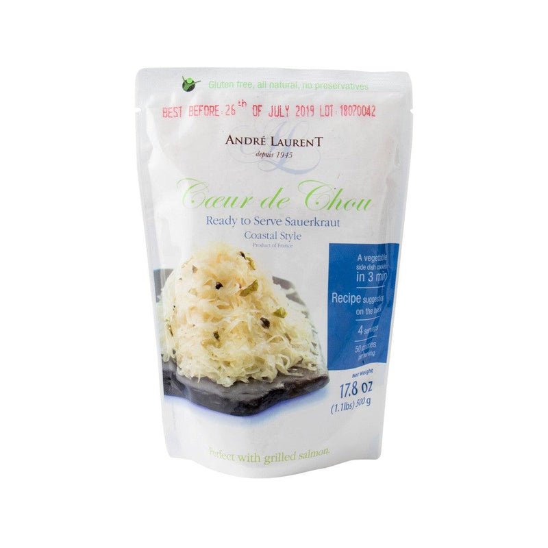 ANDRE LAURENT Ready To Serve Sauerkraut - Coastal Style  (500g)