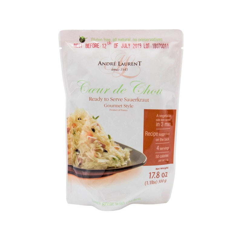 ANDRE LAURENT Ready to Serve Sauerkraut - Gourmet Style  (500g)