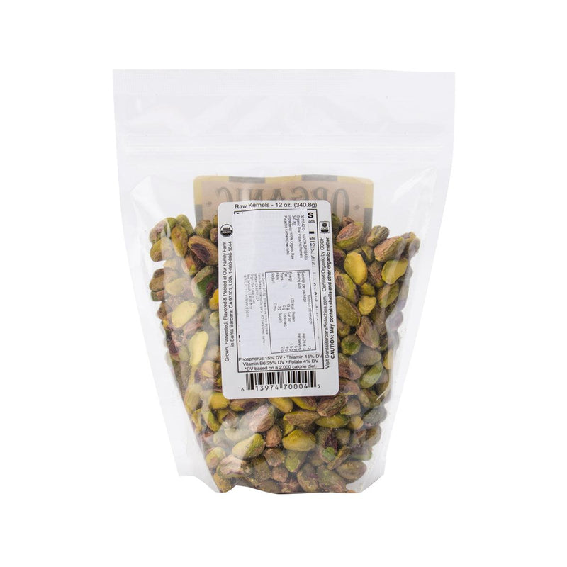 SANTA BARBARA Organic Raw Pistachio Kernels  (340.8g)