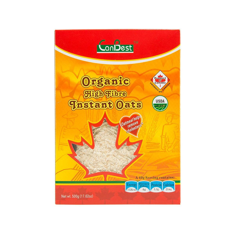 CANBEST Organic High Fibre Instant Oat  (500g)