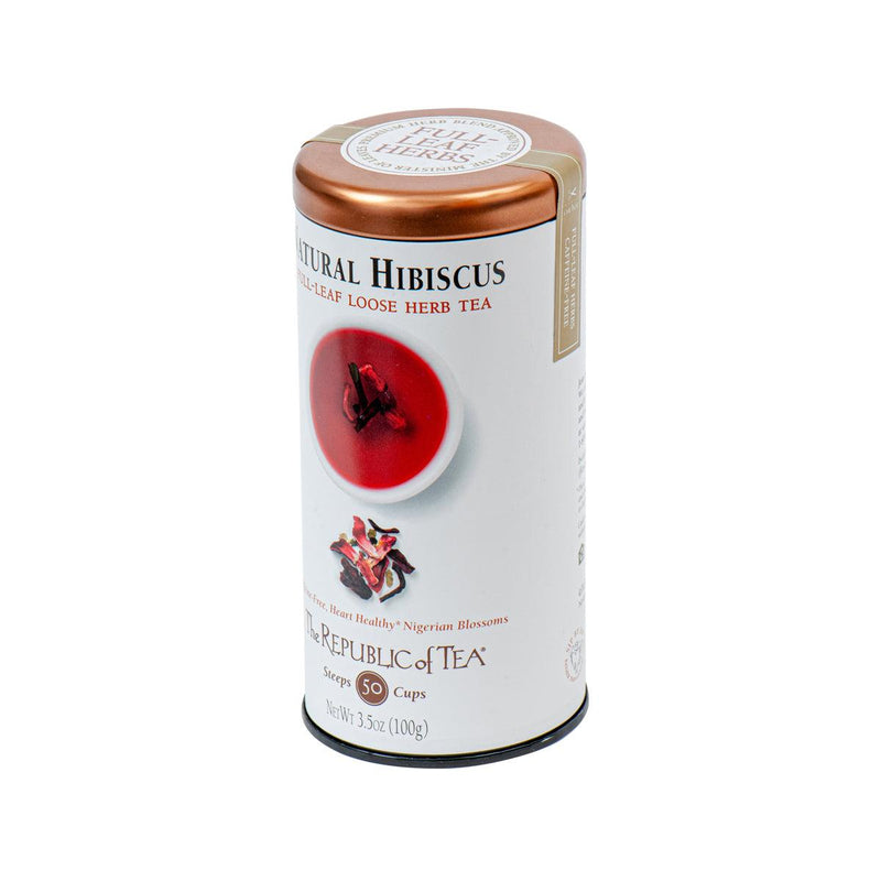 THE REPUBLIC OF TEA Natural Hibiscus Loose Herb Tea  (100g) - city&