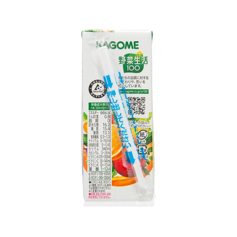 KAGOME 野菜生活100 原味蔬果汁 (200mL)