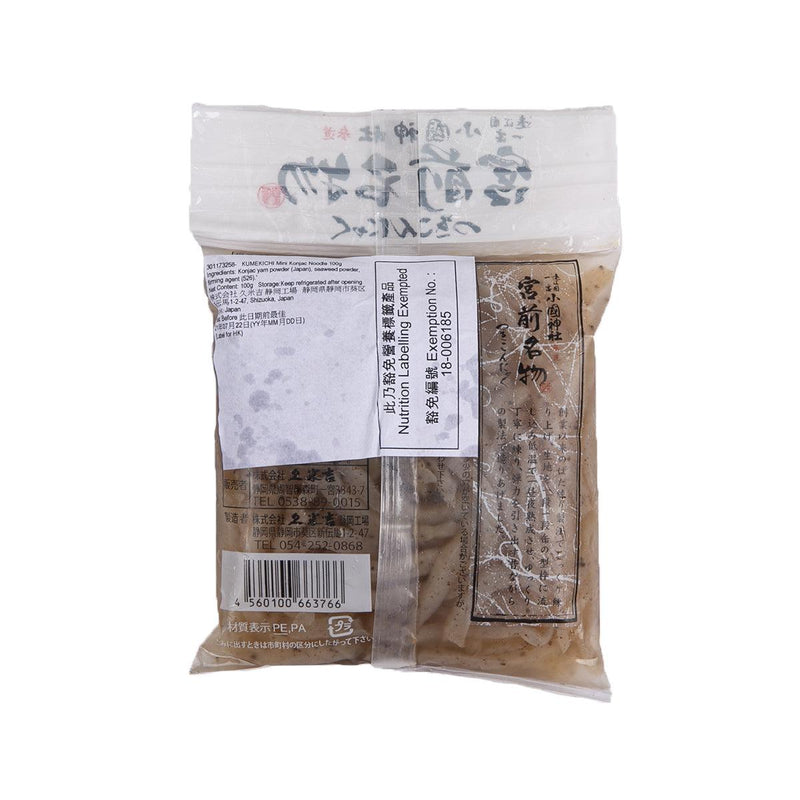 KUMEKICHI Mini Konjac Noodle  (100g)