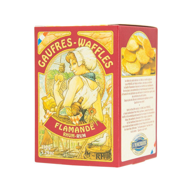 LA DUNKERQUOISE Pure Butter & Rum Waffles  (150g)