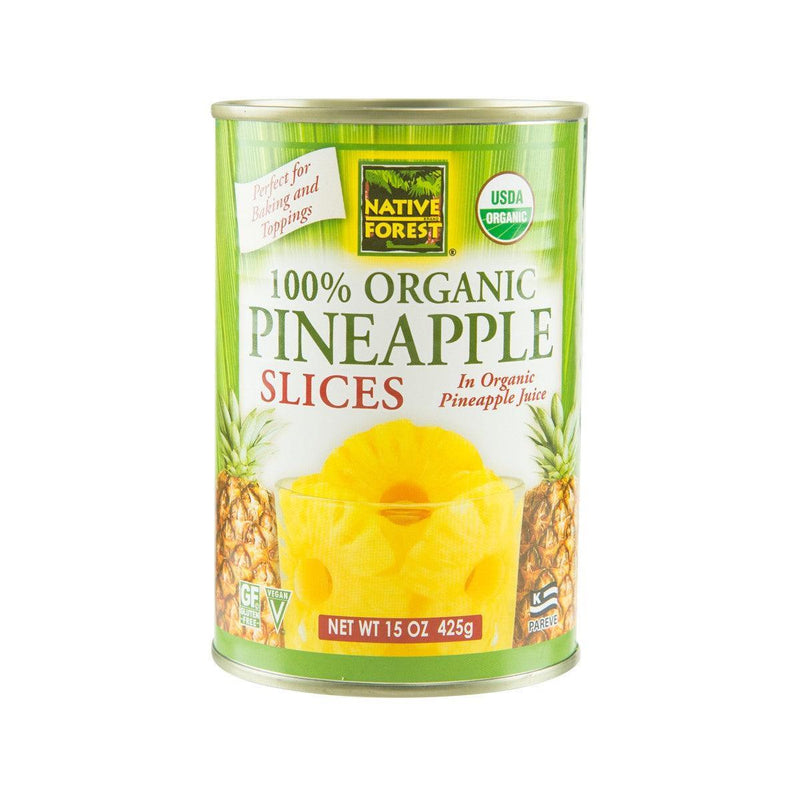 NATIVE FOREST Organic Pineapple Slices  (425g)