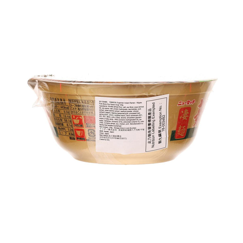 YAMADAI Sugomen Instant Ramen - Niigata Pork Bone Soy Sauce Soup  (124g)