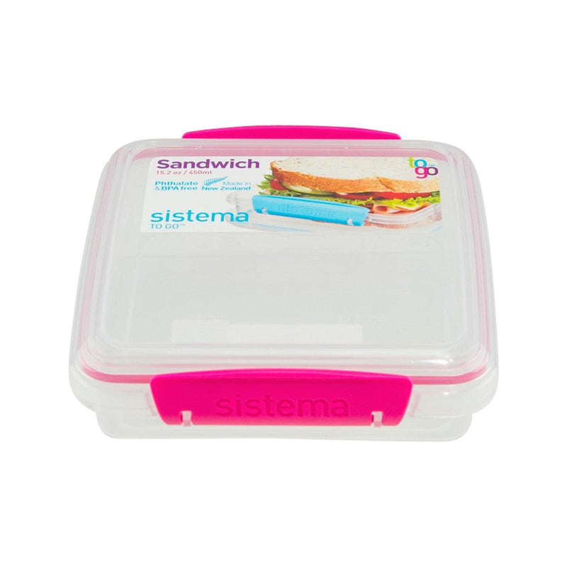 SISTEMA Sandwich Box TO GO Food Storage Container - Assorted