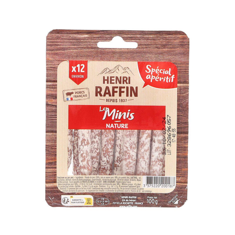 HENRI RAFFIN Air Dry Mini Salami  (100g)